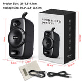 Mobile Bluetooth 5.0 speaker desktop wireless speaker subwoofer built-in 2000mAh speaker supports TWS