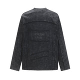 Wash and make old frayed hoodies with water