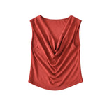 Swing collar vest