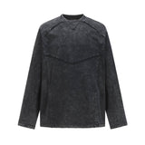 Wash and make old frayed hoodies with water