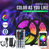 WIFI infrared Bluetooth LED Strip 5050 2835RGB Indoor And Outdoor Ambient Decorative Waterproof Strip Light Set