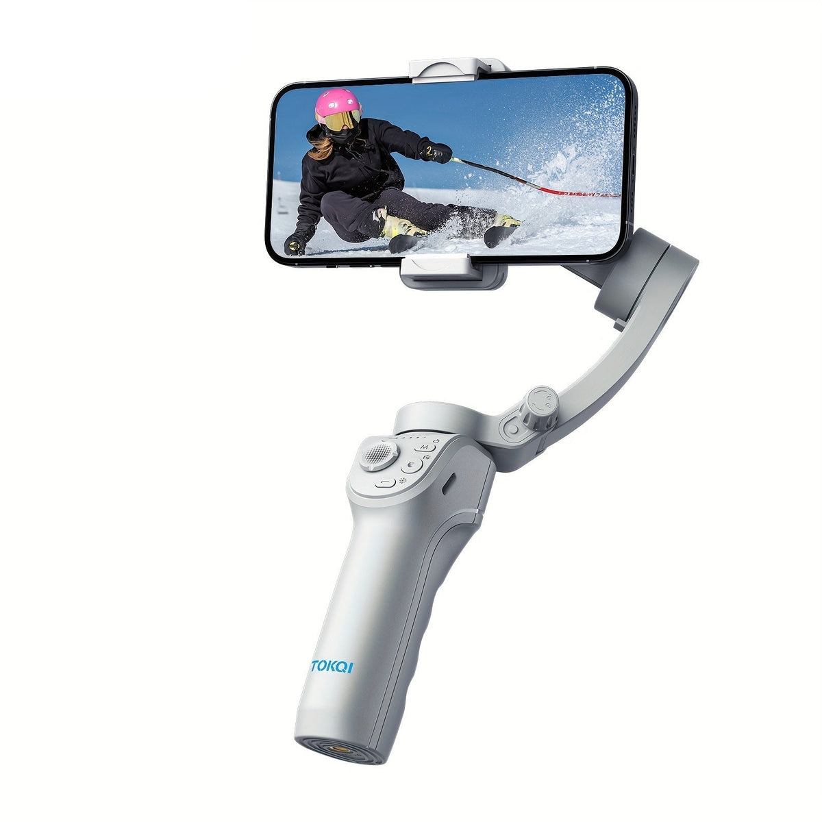 3-Axis Selfie Stick Stabilizer with LED & Face Tracking - Electrosphere South Africa