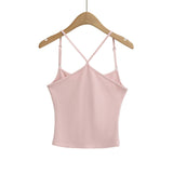 Tank top with camisole and top underneath