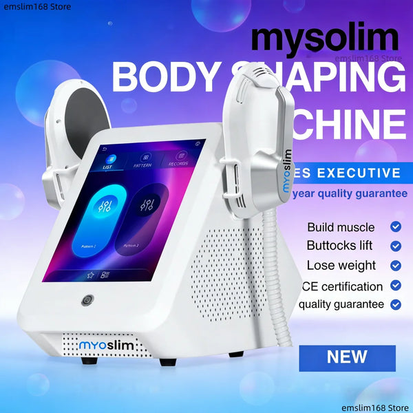 Professional EMS Machine EMS Body Slimming Muscle Stimulation Lose Weight Sculpt Therapy 4 Handle Pelvic Buttock Fat Burner
