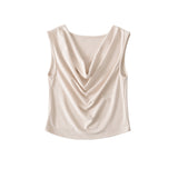 Swing collar vest