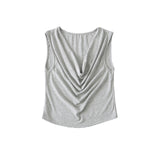 Swing collar vest