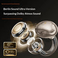 CClip-on Earbuds Wireless Bluetooth Open Ear Headphones with Detachable Crystal Bowknot Earrings, For Sports, Fitness & Workouts image 3