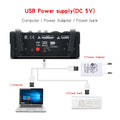 EYK EMC-G04 Audio Mixing with UHF Wireless Microphone 4 Channel Stereo Mixer Console Bluetooth USB for DJ Karaoke PC Record