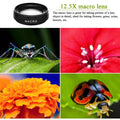 2 Functions Mobile Phone Lens 0.45X Wide Angle Len & 12.5X Macro HD Camera Lens Universal For iPhone Android Phone Smartphone image 3