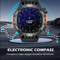 SENBONO HT22 Sports Smart Watches Men 1.46'' HD Big Screen 450mAh Large Battery BT Calling Compass Outdoor Men Smartwatch Sport image 5