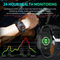 LIGE Bw0667 2026 Outdoor Mens Smartwatch Blue Tooth Call Sport Heart Rate Monitor IP68 Waterproof Smart Watches for Android IOS image 4