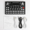 GAX-F10 Gaming Microphone Quality External Computer Pc Mobile Phone Audio Interface for Recording Sound Card image 6