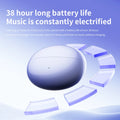 S618 Earclip Earphones Wireless Blue-tooth 6.0 Headphones with Mic, 38H Play, Noise Cancellation, Waterproof, Sports Ear Buds image 5