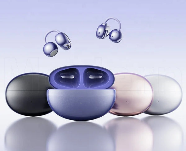 S618 C-shaped Ear Clip Earbuds Sports True Wireless Earphones with Low Latency for Gaming and Panoramic Surround Sound