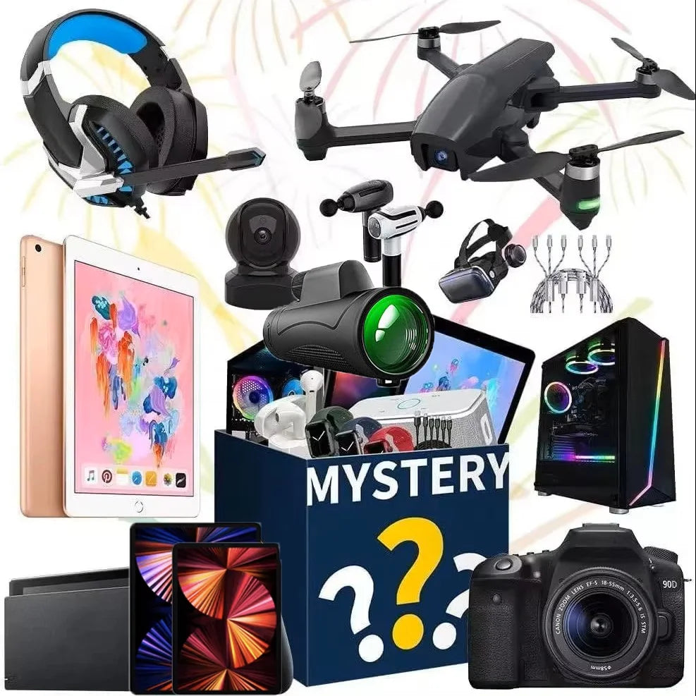 High-End Mystery Box Electronics Smart Watches Waterproof GPS Wireless Earphone Android 5G Compatible Lucky Electronic Products - Electrosphere South Africa