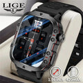 LIGE Bw0667 2026 Outdoor Mens Smartwatch Blue Tooth Call Sport Heart Rate Monitor IP68 Waterproof Smart Watches for Android IOS image 2