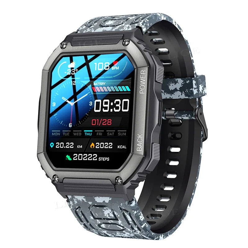 KR06 BW0417 GPS Smart Watches Sport Track Fitness Music Play Blue Tooth Dial Call Men Waterproof Smartwatch for IOS Android - Electrosphere South Africa