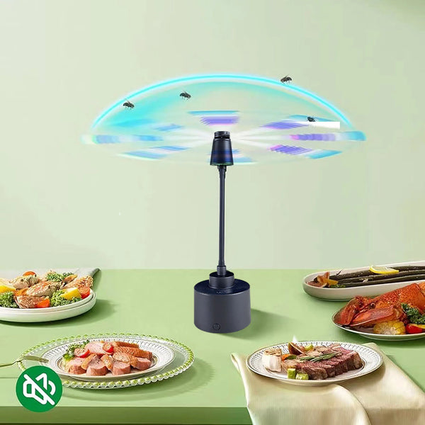 2-Pack USB Ultrasonic Pest Repellent Fan with Light