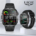 LIGE Bw0667 2026 Outdoor Mens Smartwatch Blue Tooth Call Sport Heart Rate Monitor IP68 Waterproof Smart Watches for Android IOS image 5