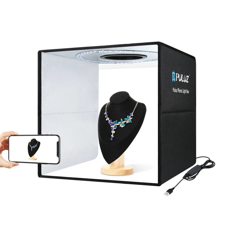 PULUZ 40cm Photo Studio Light Box with USB LED Lights