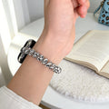 Suitable for Apple Watch Ultra Leopard Print Phone Strap Hair Tie iWatch Se Women's Watch Strap