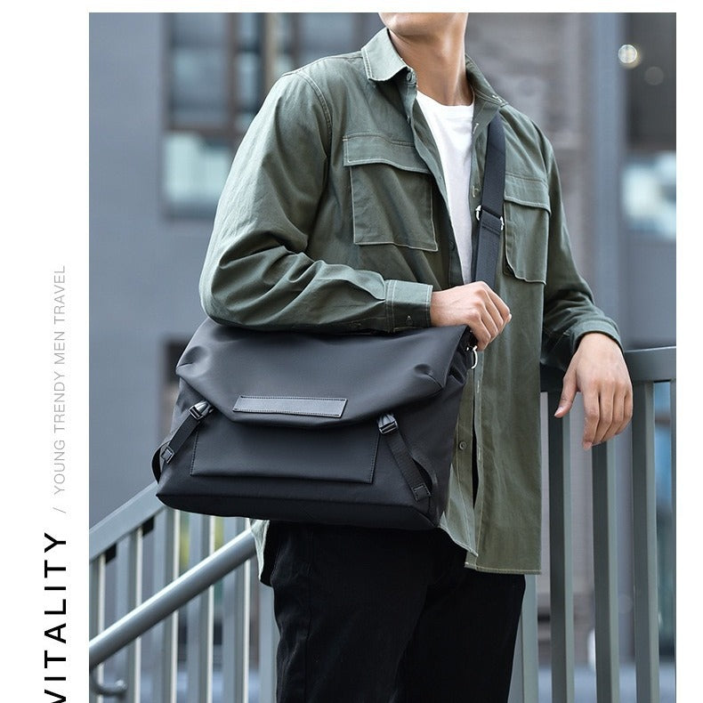 Simple Business Laptop Bag, Waterproof Cross-Body Large-Capacity Student School Bag, Notebook Portable Bag, Available - Electrosphere South Africa
