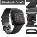 For Fitbit Versa/Versa 2/VersaLiteSE monochrome silicone... image 2
