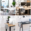 Amazon popular laptop cooling bracket file storage rack punch-free adjustable bookshelf file holder image 2