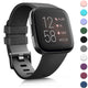 For Fitbit Versa/Versa 2/VersaLiteSE monochrome silicone...