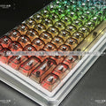 Transparent Keycap High Transmittance Mechanical Keyboard Universal 61/68/87/98/104/132 Key Pc Complete Set Cbsa