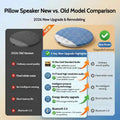 2026 Upgraded Wireless Sleep Aid Pillow Speaker Bluetooth Under Pillow Machine With White Noise 30/60/90 Min Timer Stereo Sound image 5