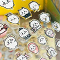 Chiikawa cartoon glue, 3D three-dimensional stickers, cute Hachiware and Usagi stickers, cartoon decorations, DIY handmade