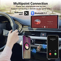 Bluetooth 5.4 Receiver Transmitter 3.5mm Aux 2-in-1 Wireless Audio Adapter for TV Headset Car Radio Flight Mp3 Player Speaker