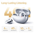 QCY Crossky C30S Ear Clip Wireless Bluetooth 6.0 Earphones Hi-Res LDAC Open Ear Earbuds Clip-On Sports Headphones 40H image 5