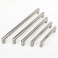 Modern Cabinet Handles Kitchen Door Handles Drawer Knobs Aluminum Alloy Wardrobe Door Handles Brushed Modern Style Hardware