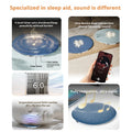 Bluetooth 6.0 Pillow Speaker for Sleeping, Ultra-Thin Under Pillow Sound Machine with White Noise HiFi Stereo Audio