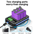 CITYORK 2400mAh Battery For Insta360 Ace Insta360 Ace Pro Insta360 Pro 2 Camera Battery With 3-Slots LCD Charger