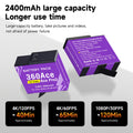 PALO 2400mAh For Insta360 Ace Pro Ace Pro 2 Battery For Insta 360 Ace AcePro Pro2 Action Camera Battery Accessories