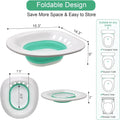 Folding Toilet Nursing Basin Maternity Pregnant WomenBidet Private Buttocks FlushingSeat ComfortablePain Relief SafeAnd Hygienic