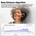 QCY Crossky C30 Open Ear Wireless Earphones Bluetooth 5.4 Spatial Audio Stable Fit OWS Earbuds 4 Mic ENC Multi-Point Connection image 4