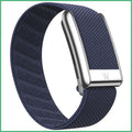 Whoop 5.0/PEAK/LIFE Nylon Sports Strap with Silver Metal Frame & Letter Engraving