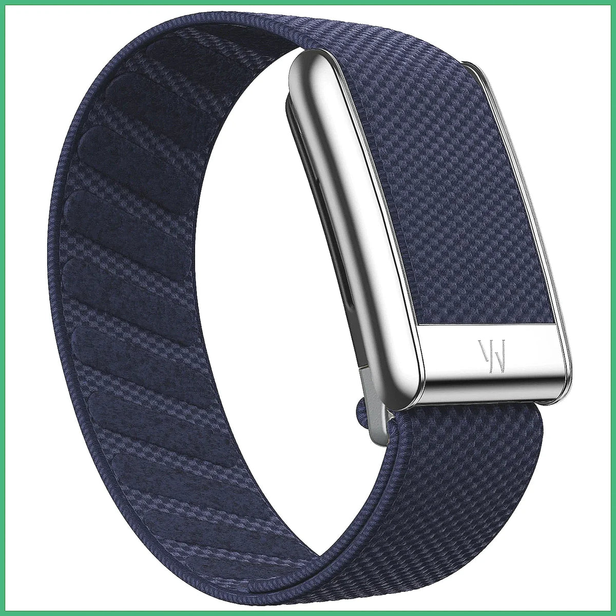 Whoop 5.0/PEAK/LIFE Nylon Sports Strap with Silver Metal Frame & Letter Engraving