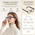 2026 Smart Glasses 800W HD Camera Video Recording Photo HD Audio AI Translation 300mAh Touch Control AI Assistant Smart Glasses image 2