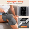 Heated Vibration Knee Massager Cordless Rechargeable 3-in-1 Shoulder & Elbow Support with Timer Electric Portable Brace