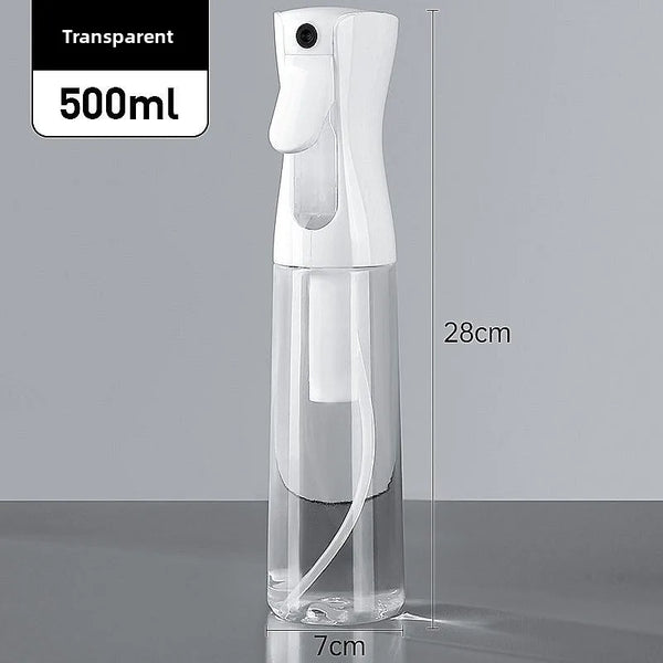High Pressure Continuous Spray Bottle for Hair Care Makeup Hydration Refillable Fine Mist Sprayer Gardening Watering