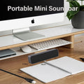 Mini Speakers Plug and Play USB Powered Soundbar Desktop Speaker Wired Computer Sound Box for TV Desktop Laptop Computer Speaker