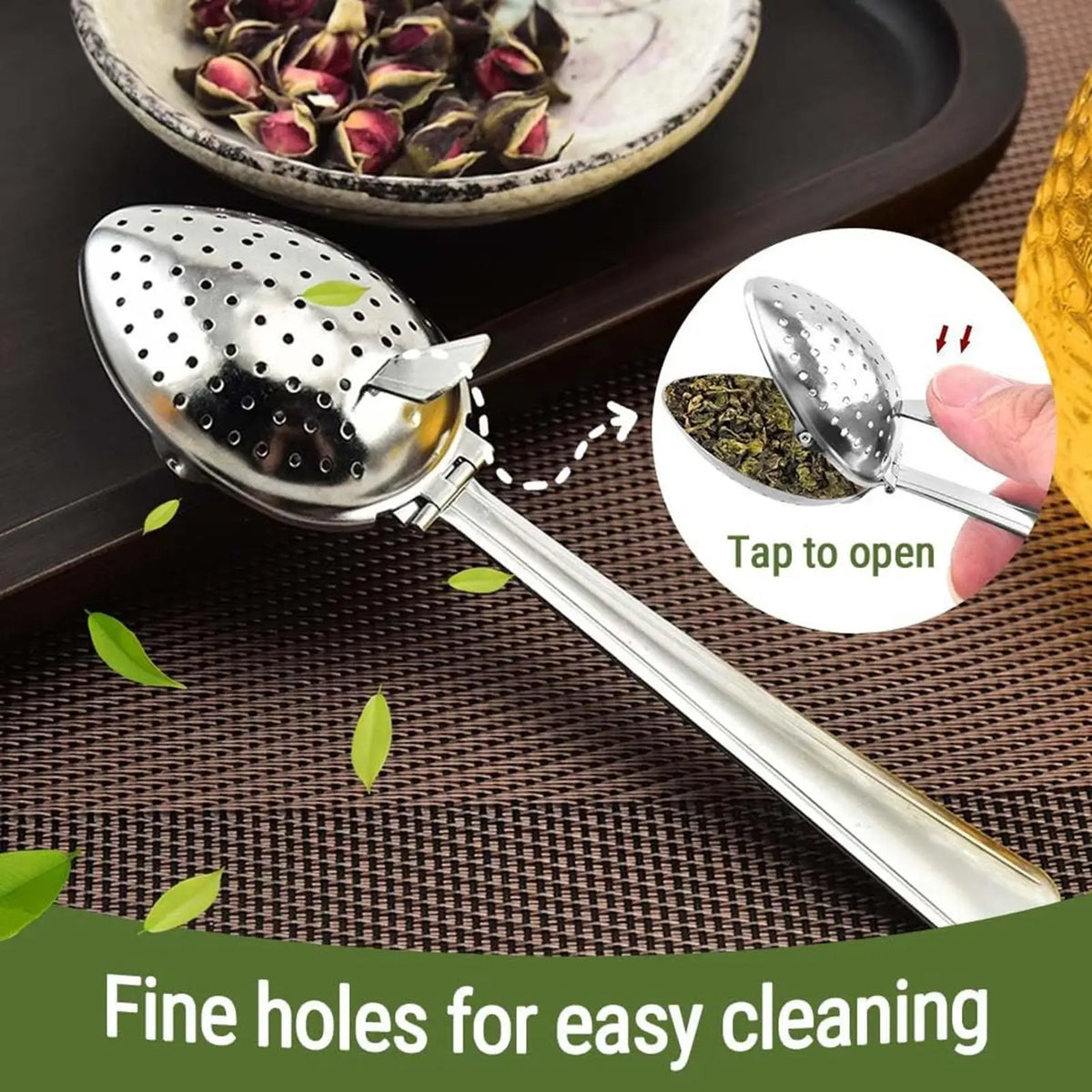 1PC Stainless Steel Tea Infuser Sieve Tools For Spices Bag Infusor Ball Tea Filter Maker Brewing Services Teaware Tea Strainer