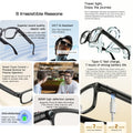 2026 Smart Glasses 800W HD Camera Video Recording Photo HD Audio AI Translation 300mAh Touch Control AI Assistant Smart Glasses image 4