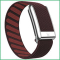 Whoop 5.0/PEAK/LIFE Nylon Sports Strap with Silver Metal Frame & Letter Engraving