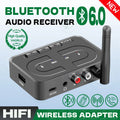 VAORLO Bluetooth 6.0 Audio Receiver 3.5mm AUX RCA With Mic HIFI Stereo Wireless Adapter Support USB U-Disk For Car Speaker Amp